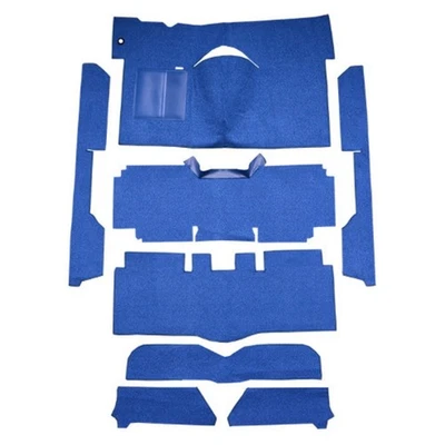 Alfombra para 63-65 Mercury Comet 2 puertas convertible asiento cubo automático cortado y cosido Foto 1 de 4