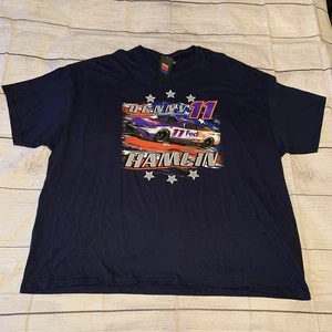 NASCAR Joe Gibbs Denny Hamlin Uomo Taglia 4XL FedEx #11 Camicia Corsa - Foto 1 di 7