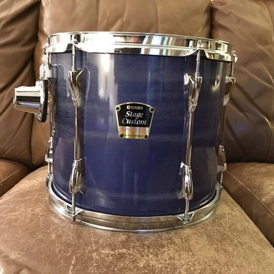 Used Yamaha 13” Blue Stage Custom Advantage Tom in Good Condition - Image 1 of 4