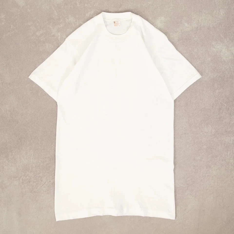 Camiseta Jc Penney Vintage Años 80 En Blanco Puntada Única S Hecha en EE. UU. Para Hombre Blanca  Foto 1 de 4