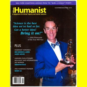 BILL NYE THE SCIENCE GUY the humanist of the year nov-dec 2010 {{RARE}} - Picture 1 of 1