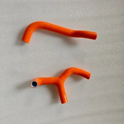 Силиконовый шланг радиатора подходит для KTM 65 SX 2016-2023; газовый MC 65 2021-2023 ОРАНЖЕВЫЙ - Изображение 1 из 4