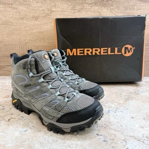 New! Merrell Women’s Moab 2 Mid Waterproof Hiking Boot Granite Size 10.5 M - Picture 1 of 20