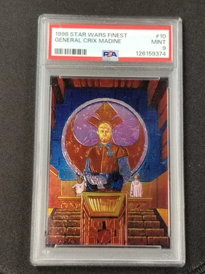 1996 Finest Star Wars #10 Crix Madine PSA 9 - Image 1 of 2