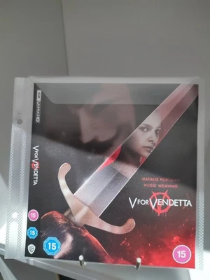 V FOR VENDETTA 4K UHD ULTRA HD BLU-RAY *4K DISC & COVER ONLY* - Image 1 of 2