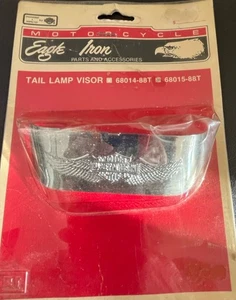 Eagle Iron ‘Silver Eagle’ Logo Taillight Visor 69015-88T - Picture 1 of 2