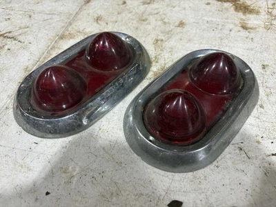 Par especial de lentes Super Roadmaster 1950-1952 Buick luz trasera biseles Foto 1 de 4
