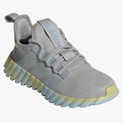 Zapatilla Adidas Kaptir Flow, Gris/Azul/Amarillo Polvo, Talla 5 EE. UU. (GS) Foto 1 de 4