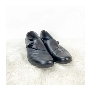 Dansko Franny Black Milled Nappa Leather Slip-On Clogs EU 40 US 9.5-10 Women - Picture 1 of 14