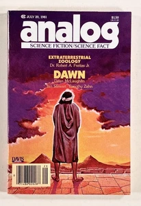 1981 Jul ANALOG SCIENCE FICTION Ian Stewart TIMOTHY ZAHN Freitas on Xenobiology  - Picture 1 of 4