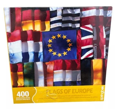 Springbok Flags Of Europe 400 Piece Jigsaw Puzzle Big Piece Family Puzzle NEW! - Image 1 of 3