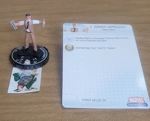 =HeroClix Marvel WEB OF SPIDER-MAN J. Jonah Jameson 035 con tarjeta = - Imagen 1 de 1