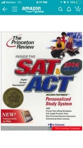 SAT & ACT Personalized Study System Deluxe Edition Princeton Review - Picture 1 of 1