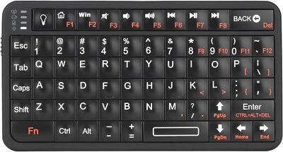 Mini Bluetooth Keyboard Wireless Qwerty 66 Keys Backlit Rechargeable Portable - Image 1 of 4