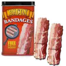 Bacon Bandages in Pocket Size Gift Tin By Archie McPhee