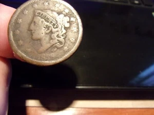 Antica testa di corona da collezione US grande centesimo - 1829/39? - Buono - $7 s/h - Foto 1 di 3
