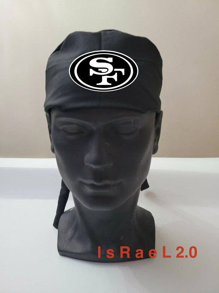 49ers  logo Mens surgical caps, scrub cap, scrub hat, surgical cap - Image 1 of 4