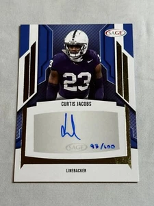 2024 Sage Hit Gold Curtis Jacobs Auto /100 #A-CJ4 Chiefs - Picture 1 of 2