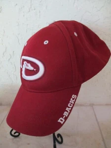 RARO MLB Genuino Arizona Diamondbacks D-Backs Rojo Gorra de Béisbol Gorra T.E.I - Imagen 1 de 8