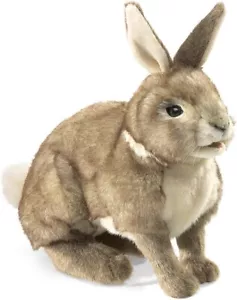 Folkmanis Cottontail Rabbit Hand Puppet - Picture 1 of 4