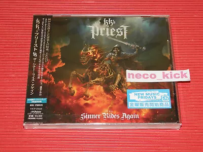 4bt Kk’s Priest The Sinner Rides Again With Bonus Tracks 2023 Japan Cd • 29.98€