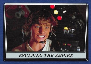 2016 Topps Star Wars Rogue One Mission Briefing BLUE #43 Escaping The Empire