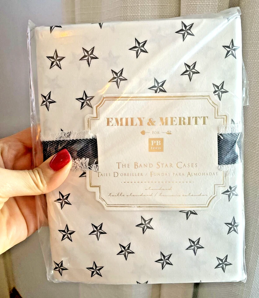 Cerámica Granero Vacaciones Emily Meritt Funda de Almohada Estrella Espacio Navidad Niño Regalo SET 2 Foto 1 de 4