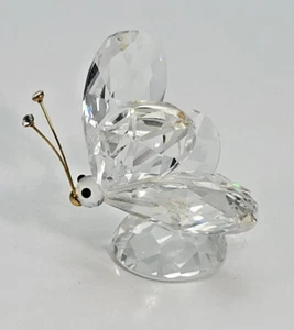 Figura Swarovski Mariposa Grande 2 Pulgadas Nueva En Caja Cristal Plateado 7639 Austria - Imagen 1 de 10