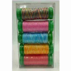 Aurifil 40wt Colour Bundles 5 x 150M Spools - Variegated - Picture 1 of 3