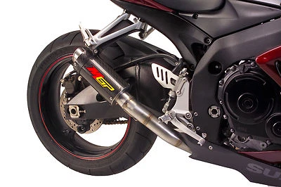 GSXR600 GSXR750 MGP 2006-2007 escape de fibra de carbono deslizable Hotbodies carreras Foto 1 de 3
