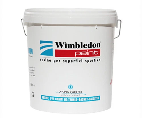 JUMBO PAINT Resina Per Campi Da Tennis Wimbledon Paint Classic 20 Kg Colore Rossone Fit