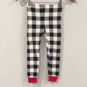 Little Angels Boy Sz 5 Pajama Pant Bottoms Checkered 100% Cotton Fall Loungewear - Picture 1 of 7