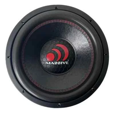 Subwoofer de audio para automóvil Massive Audio GTX 124H 1600 vatios 12" doble 4 ohmios 2,5" V.C. Foto 1 de 4