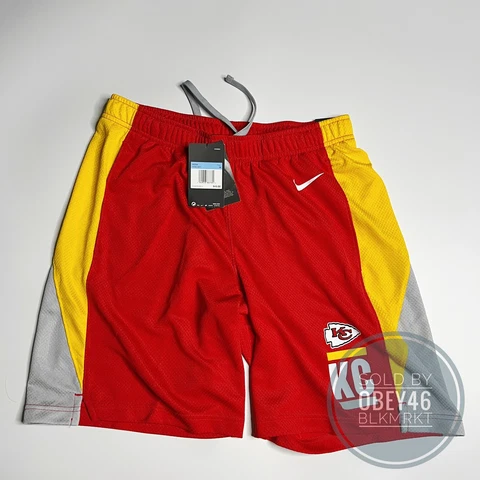 Nike Kansas City Chiefs Red Core Shorts Size Medium Cover