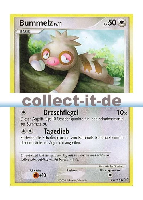Pokemon Platin 95/127 - Bummelz Deutsch - Bild 1 von 1
