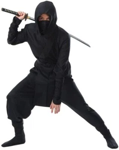 monoii Authentic Ninja Cosplay Halloween Ninja Costume Ninja Black Costume Costu - Picture 1 of 6