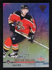2001-02 Pacific Private Stock Titanium /22 Kristian Huselius #161 Rookie RC