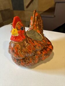 VTG Arnel Pottery Rooster Chicken Ceramic