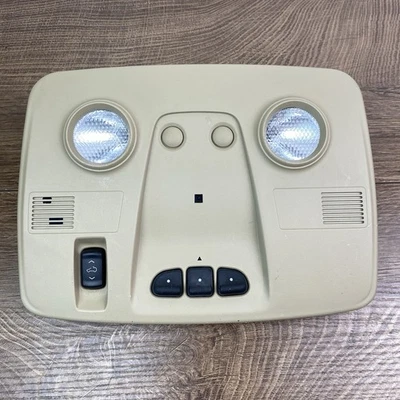 09-12 GMC Acadia Enclave consola superior domo mapa luz techo corredizo interruptor bronceado OEM Foto 1 de 4