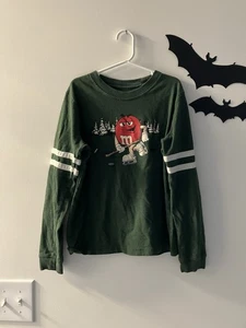 M&Ms Minnesota Wild Long Sleeve Hockey Shirt Youth Large (9/10) - Picture 1 of 2