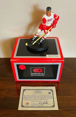 Gordie Howe Gartlan USA Detroit Red Wings Figure Statue HOF NIB w/Box #501 L@@K! Foto 1 de 4