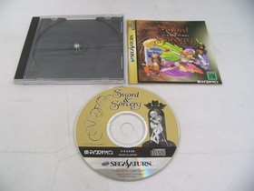 Mint Disc Sega Saturn Sword & Sorcery - Inc Manual - Japan