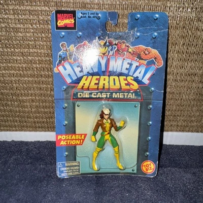 Figura Die Cast Marvel X-Men Heavy Metal Heroes Rogue ToyBiz 1997 Foto 1 de 4