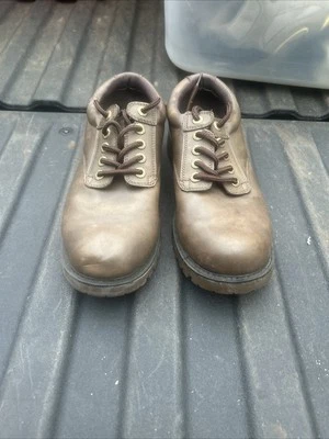 Airwalk Shoes Men 10 1/2 Walking Work Oxford Brown Leather Lace Up Low Round Toe - Изображение 1 из 4