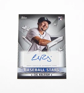 2022 Topps Baseball Stars Autographs Black Cal Raleigh RC #BSA-CRA Auto /199 - Picture 1 of 2