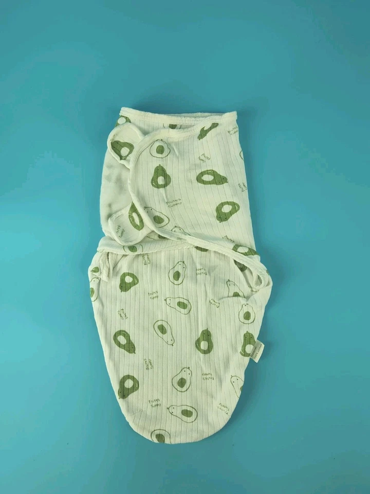 Manta envolvente para bebé sin marca con estampado de aguacate envolvente gancho prematuro lazo 100 % algodón Foto 1 de 4
