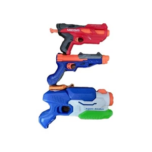 3x NERF Gun Pistole Mega Hotshock + Sharpfire + Wasserpistole Freezefire Lot - Bild 1 von 2