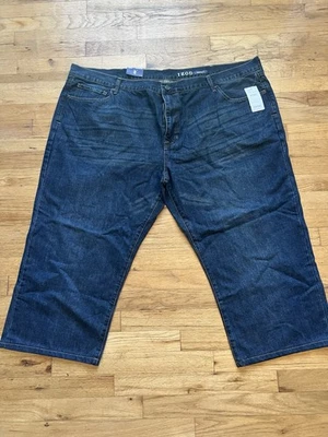 Izod 男式休闲版及膝牛仔短裤中号复古 52x30 码 — 第 1/4 张图片