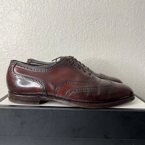 Church's Shell Cordovan Burgundy Leather Longwing Oxford Dress Shoes Men's 11 C - Picture 1 of 15