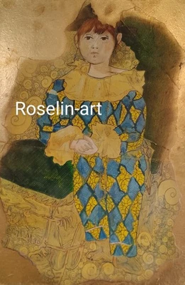 Gouache, arlequin - Photo 1/3